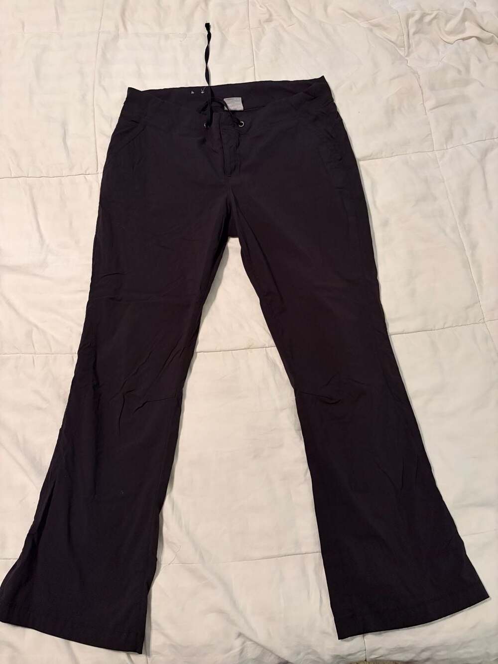Columbia Women’s Hiking Pants Size 12 Black Lightweight Outdoor Trail Travel